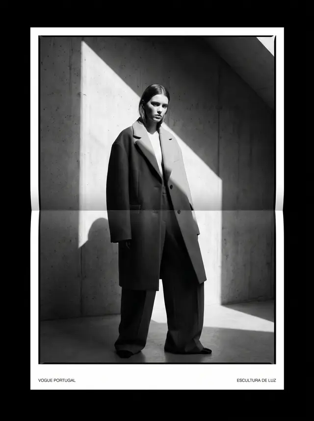 Editorial-фотография в монохроме